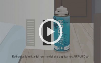 AIRPUR DUCT, VIDEO Eliminador de olores para conductos de aire acondicionado.